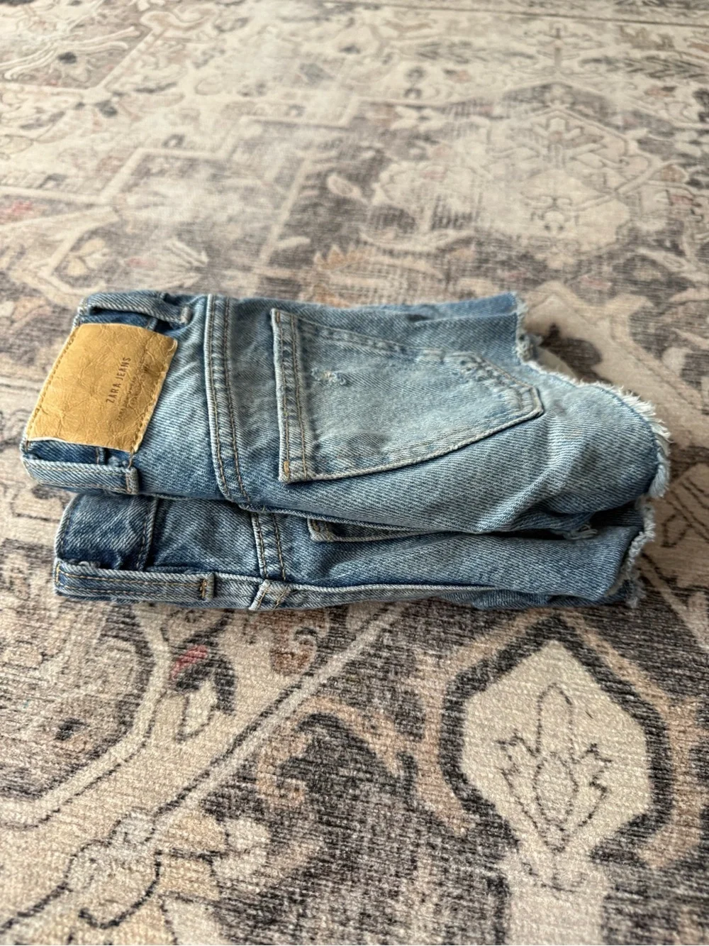 Two Pair Girls Denim Shorts - Zara and Old Navy